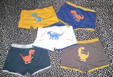 Kids 5pcs Dinosaur Cartoon BRAND NEW Underwear size 7Y