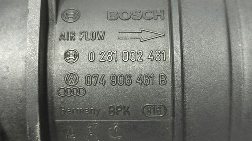 074906461B LUFTMASSENMESSER / 0281002461 / 1048659 FÜR AUDI A6 BERLINA 4F2 2.0 - Imagen 6 de 10