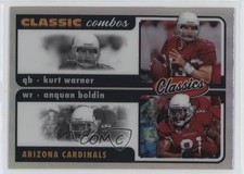2022 Panini Classics Classic Combos Silver Anquan Boldin Kurt Warner HOF 0wc9