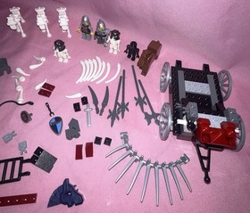 LEGO Castle Skeletons' Prison Carriage #7092 100% Complete (Built For Display)