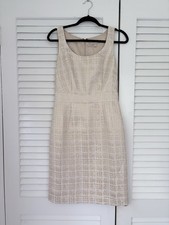 Banana Republic Gold Metallic Brocade Sheath Dress 4 NWT Cocktail Holiday Party