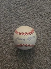Mickey Mantle Autograph Baseball