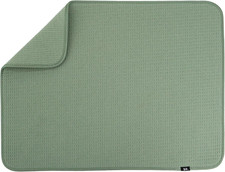 Dish Drying Mat XL, 18 X 24 , Absorbent Microfiber Kitchen Counter Mat, Dish Dr