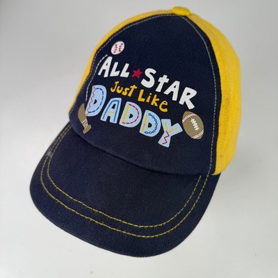 Jumping Beans Jungen Baseball Cap Navy Blau Gelb 2-4T Baumwoll-Mix