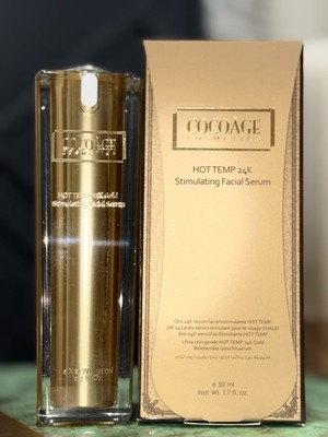Cocoage Hot Temp 24K Gold Stimulating Facial Serum 1.7 fl oz (50 ml)