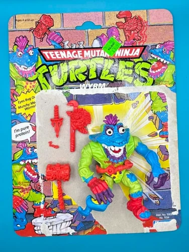 TMNT Wyrm 1991 w/ Cardback Complete Vintage TMNT Figure
