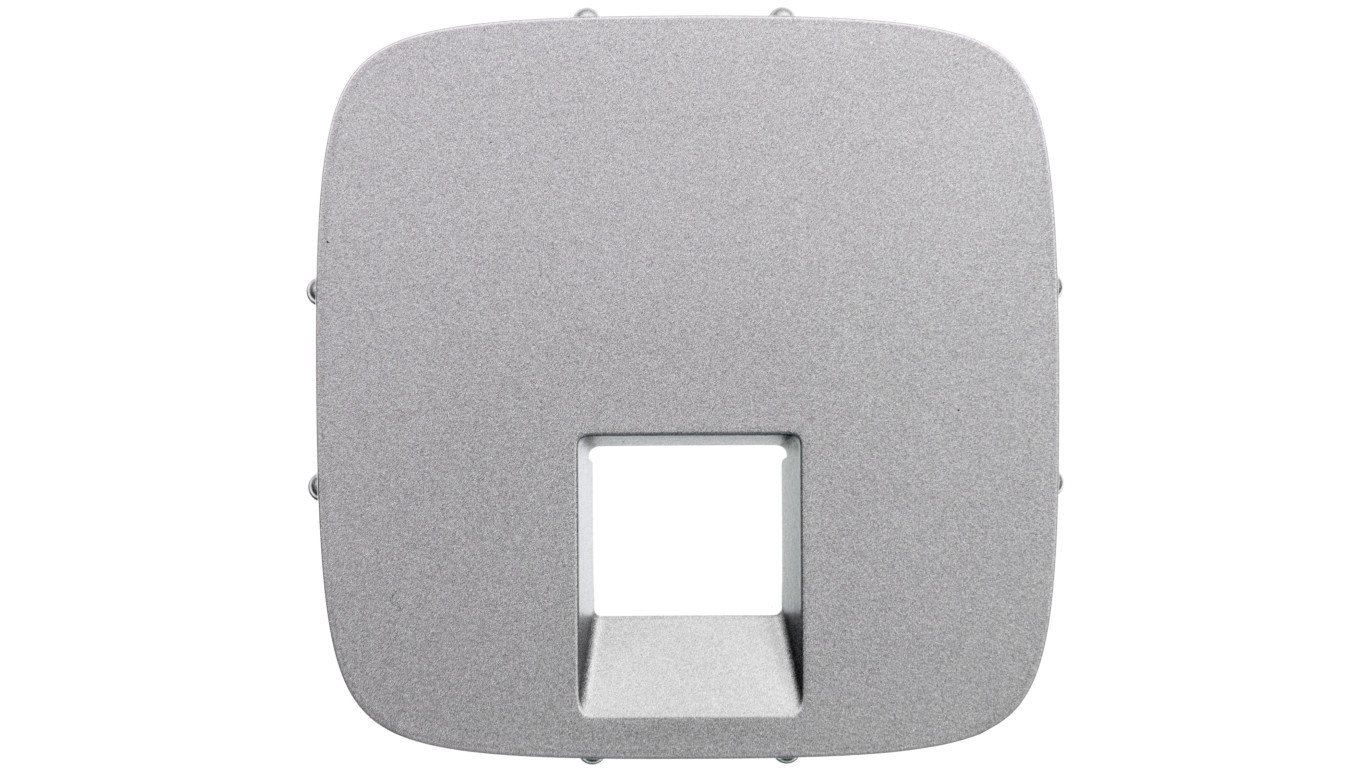 VALENA ALLURE Label for a single RJ11 cat 6 utp socket, aluminum 755417 /T2UK