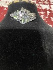 Vintage Silver Tone Brooch, Cat Playing In Nature. 2 X 1.25 Inches — photo 9