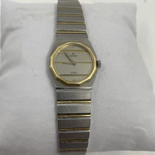 CONCORD Women’s Watch- 18Kt/ Stainless 5.5-6”Wrist NICE W/Battery
