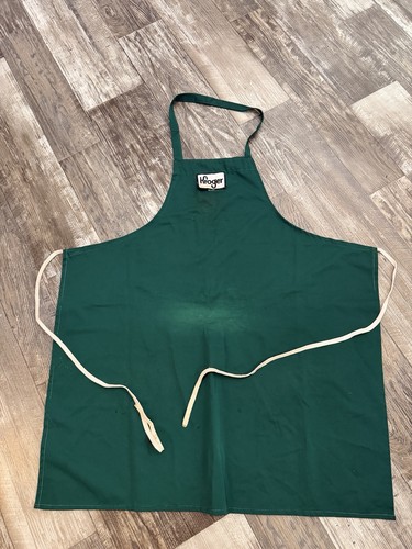 Kroger Employee Apron Mens Womens Unisex Chef Kitchen Utility Green