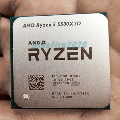 AMD Ryzen 5 5500X3D 6-Core 12-thread TOP105W Socket AM4 CPU Processor R5 5500X3D
