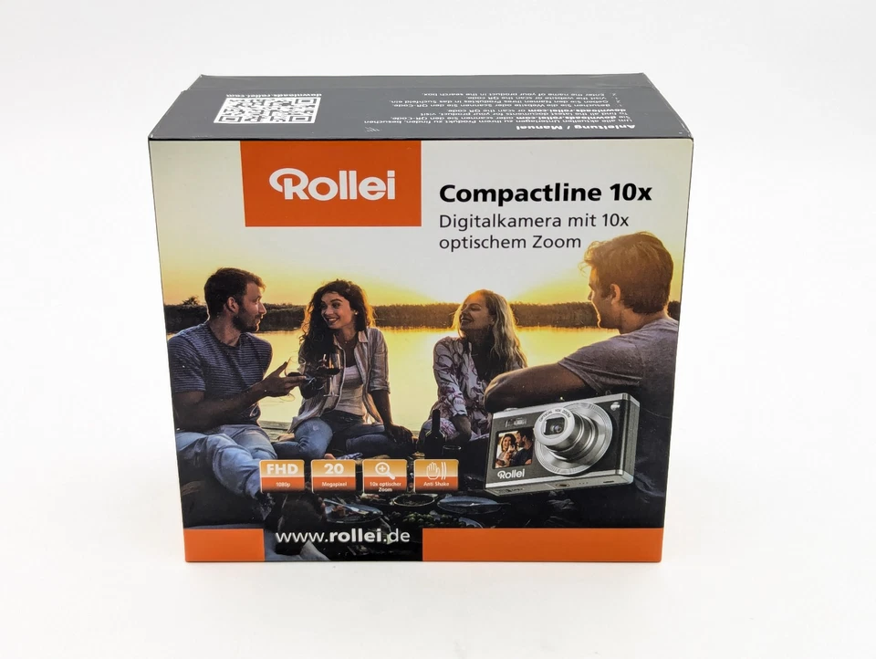 Rollei Compactline digitalkamera 20 MP 10x optischer Zoom Neuwertig getestet - Bild 2 von 4