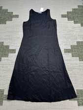 J.Crew Dress Womens 2 Black Midi New
