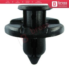 10X Push Type Retainer Black for Nissan 01553 09321 Toyota 90044 68320