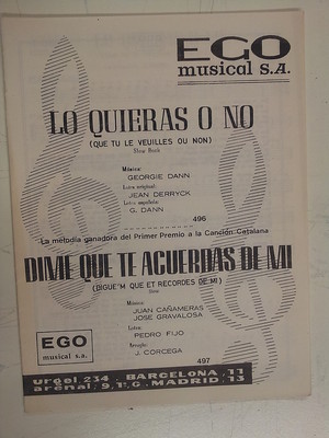 combo band teile LO QUIERAS O NO / DIME QUE TE ACUERDA