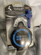 Mueller Matrix Youth 9+ Ochraniacz na usta firmy Pro Niebieski Umiarkowana ochrona Nowy