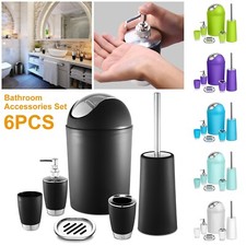 iMountek Bathroom Accessories Set 6Pcs Bath Ensemble Decorative Countertop