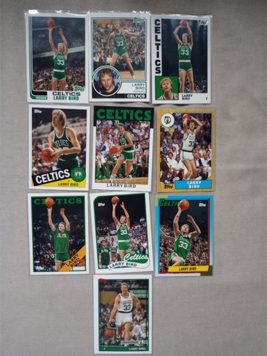 2006-07 Topps Larry Bird The Missing Years - Complete Set - 10 Cards