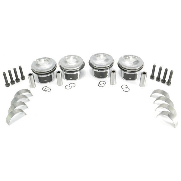 Kolbensatz ÜM + Pleuellager U.-Schraube FüR VW 1.6 FSI BAG BLF BLP-image