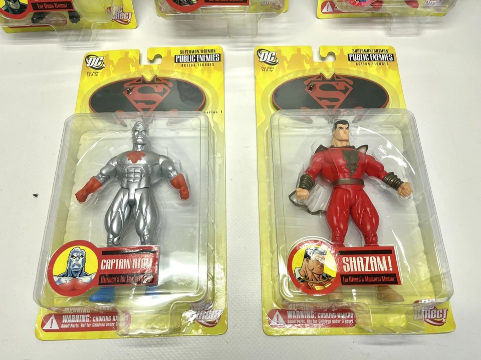 Полный комплект DC Direct Superman/Batman/Shazam/Captain Atom/Metallo Public Enemies - Изображение 3 из 4