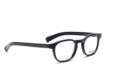 Kenzo Brille in Dunkelblau Retro Stil Karo Mod. KZ4138 C03  B6