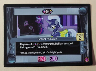 My Little Pony Rock N Rave Rock Secret Mission #7 MLP CCG