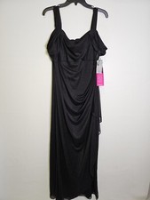 Alex Evenings Formal Dress, Black Size 18 NEW 
