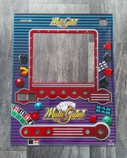 Scheibe für Fronttür Multi Game II Amatic Bally Wulff Wandgerät Geldspielautomat
