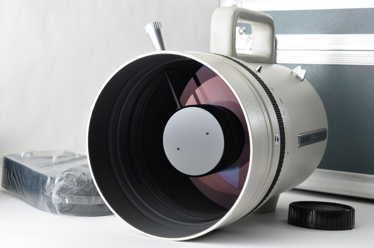 パ*ダ様 Minolta RF 800mm F8 ミノルタMD Near MINT MINOLTA RF 800mm f/8 White Reflex Mirror Lens [ RARE