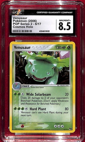 CGC 8.5 2006 Pokemon Pop Series 2 Venusaur #6