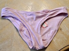 XHILARATION WOMEN'S CHEEKY BIKINI BOTTOM LAVENDER PINK XL NEW W/TAGS 