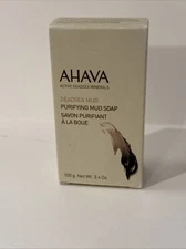 AHAVA Dead Sea Purifying Mud Soap, 3.4 oz New!