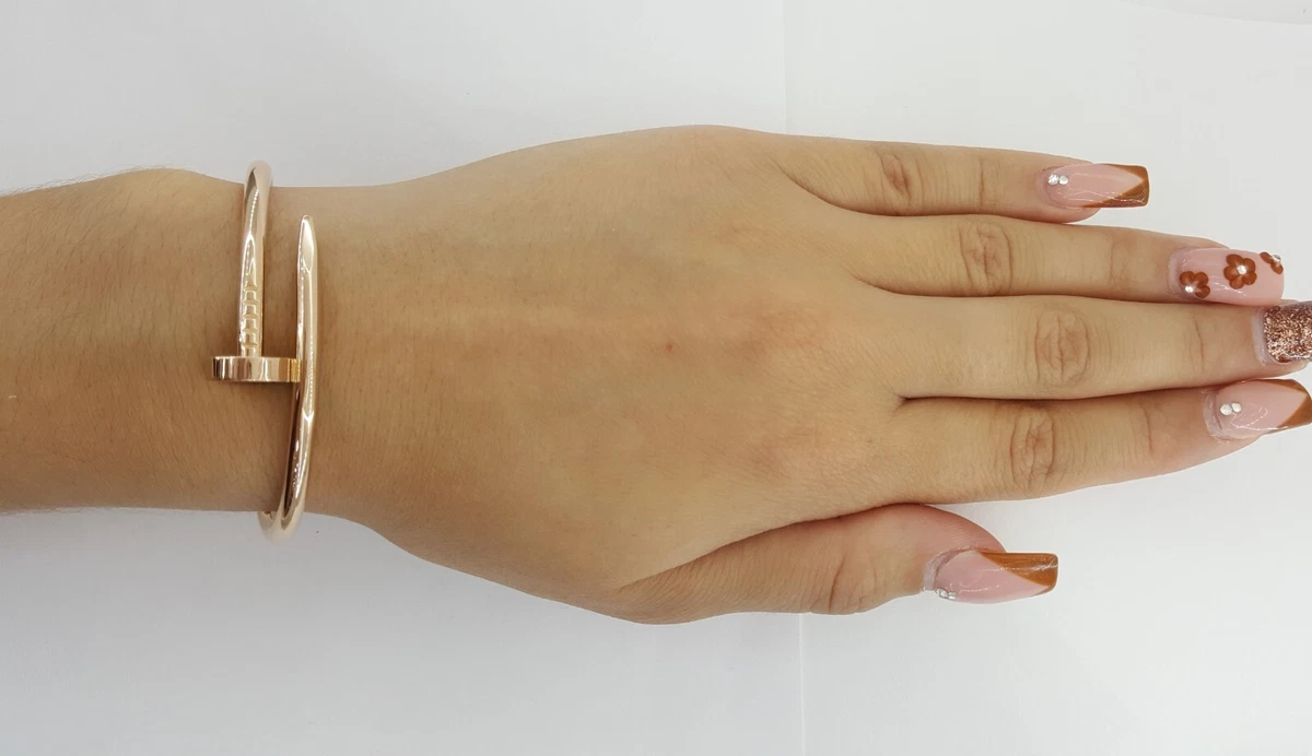 Cartier nail 2024 bracelet on wrist