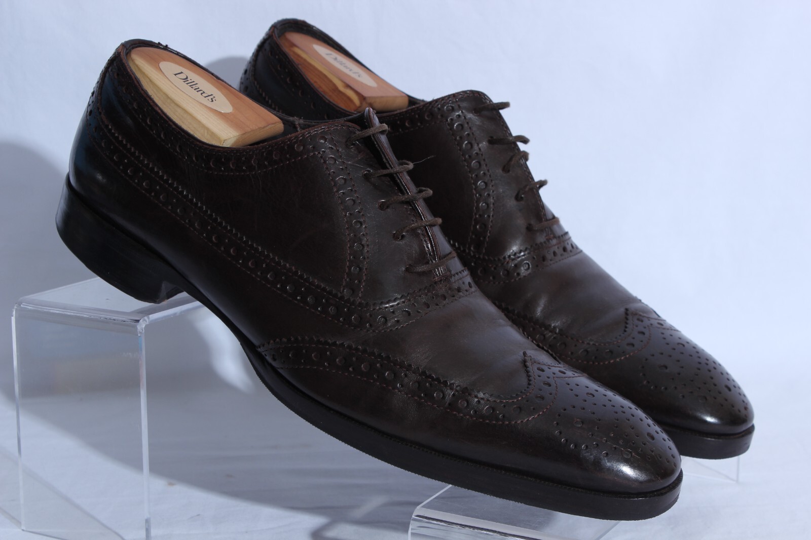 SAOLA TO BOOT NEW YORK Wingtip Brogue Oxford scarpe eleganti Made in Italy uomo taglia 11 5