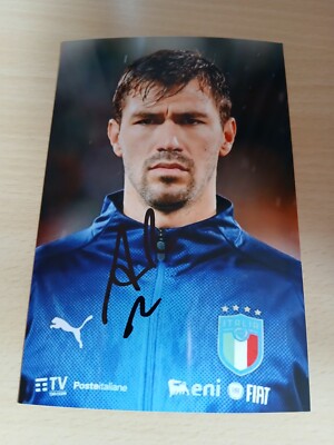 Signiertes Foto Alessio Romagnoli Italien NEU 