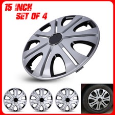 Set Of 4 15 Wheel Covers Snap On Full Hub Caps For R15 Tire Steel Rim Kits Set Of 4 15 Wheel Covers Snap On Full Hub Caps For R15 Tire Steel Rim Kits