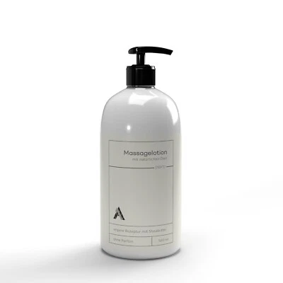 EIGENMARKE 1A Massagelotion SOFT | natürliche Öle | 500 ml | inkl. Spender | für Therapeuten