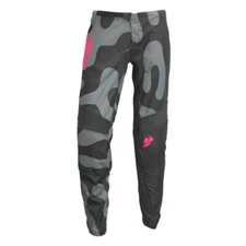 Thor Sector Disguise MX Off Road Pants Gray and Pink Women's Sizes 3/4 - 13/14