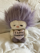 VTG 1982 Dakin Frou Frou Nature Babies 8" Purple