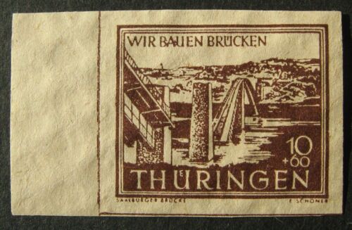 Germany - Allied occupation - Soviet zone - Thuringia Mi № 112 (MNH) 1946 Error! - Picture 2 of 3