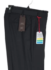 PT Torino PT01 Easy-Fit Plainweave Stretch Dress Pants Black 34W US/ 50 IT NWT