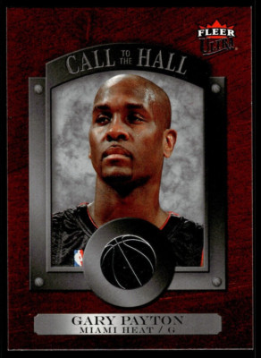2007-08 Fleer Ultra Call to the Hall Gary Payton #CH-8 HOF
