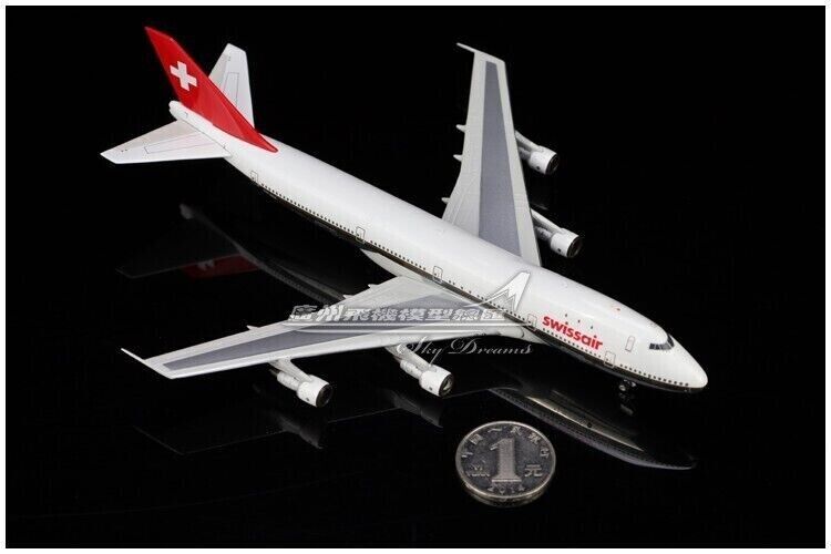 1:400 Phoenix Swissair BOEING 747-200 Passenger Airplane Diecast Aircraft Model