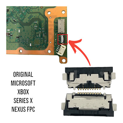 Original OEM Xbox Series X Power Button Cable Connect NEXUS Eject FPC Connector