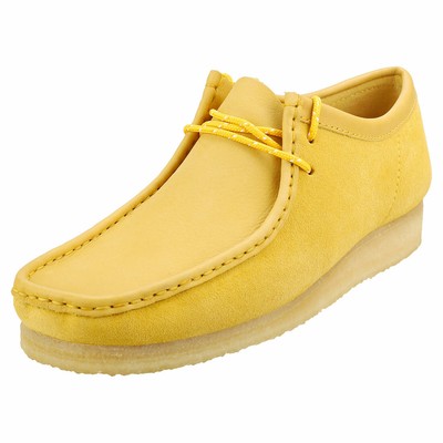 clarks shoes mens yellow