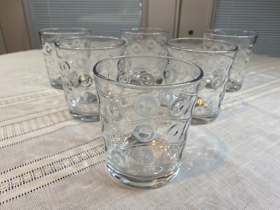 Pasabahce Cirque Bubble Double Old Fashion Drinking Glasses Set of 6