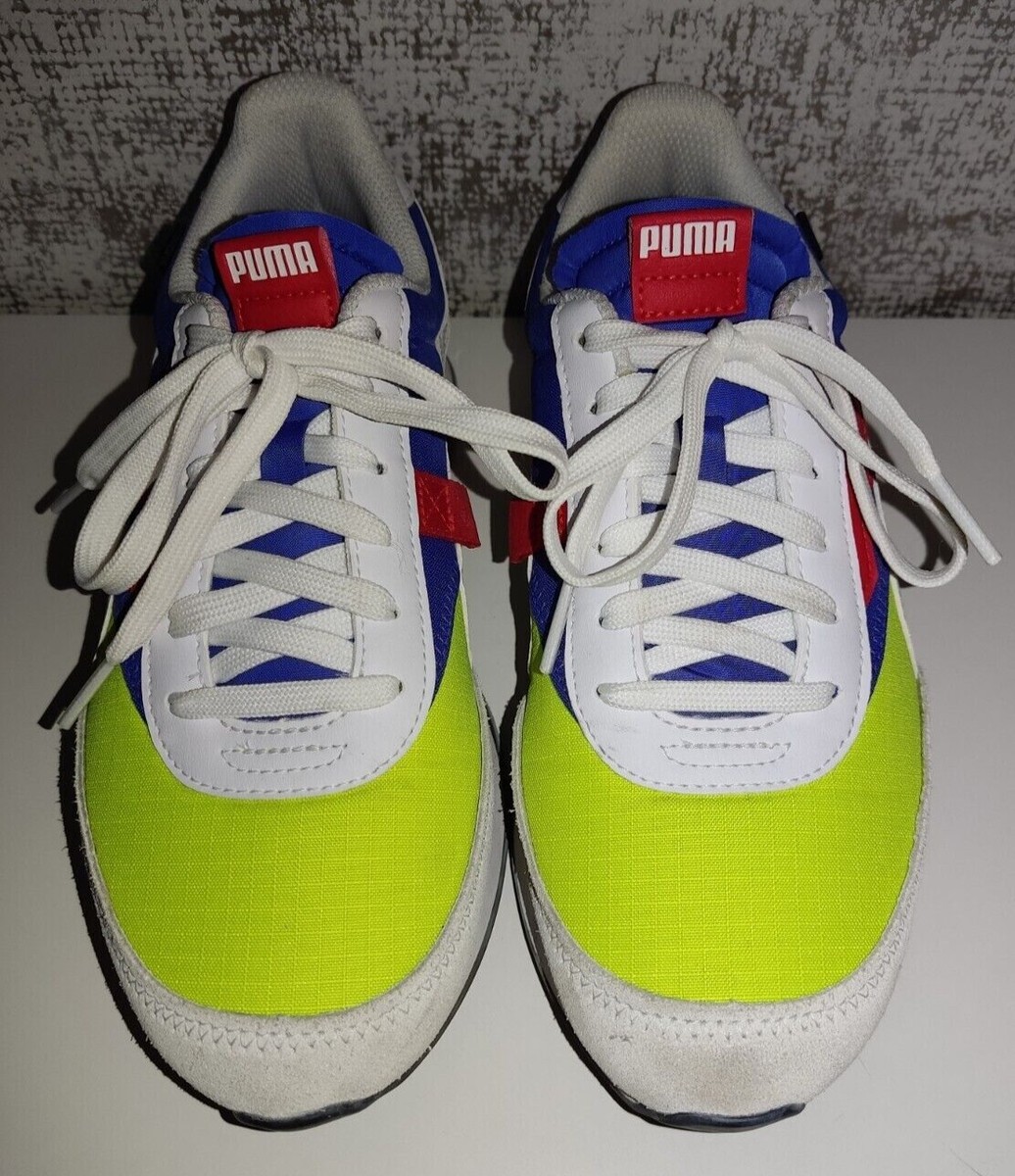 Puma Future Rider Play On, Sneaker EU 38,5, Blogger, Style modern Neon gelb  weiß