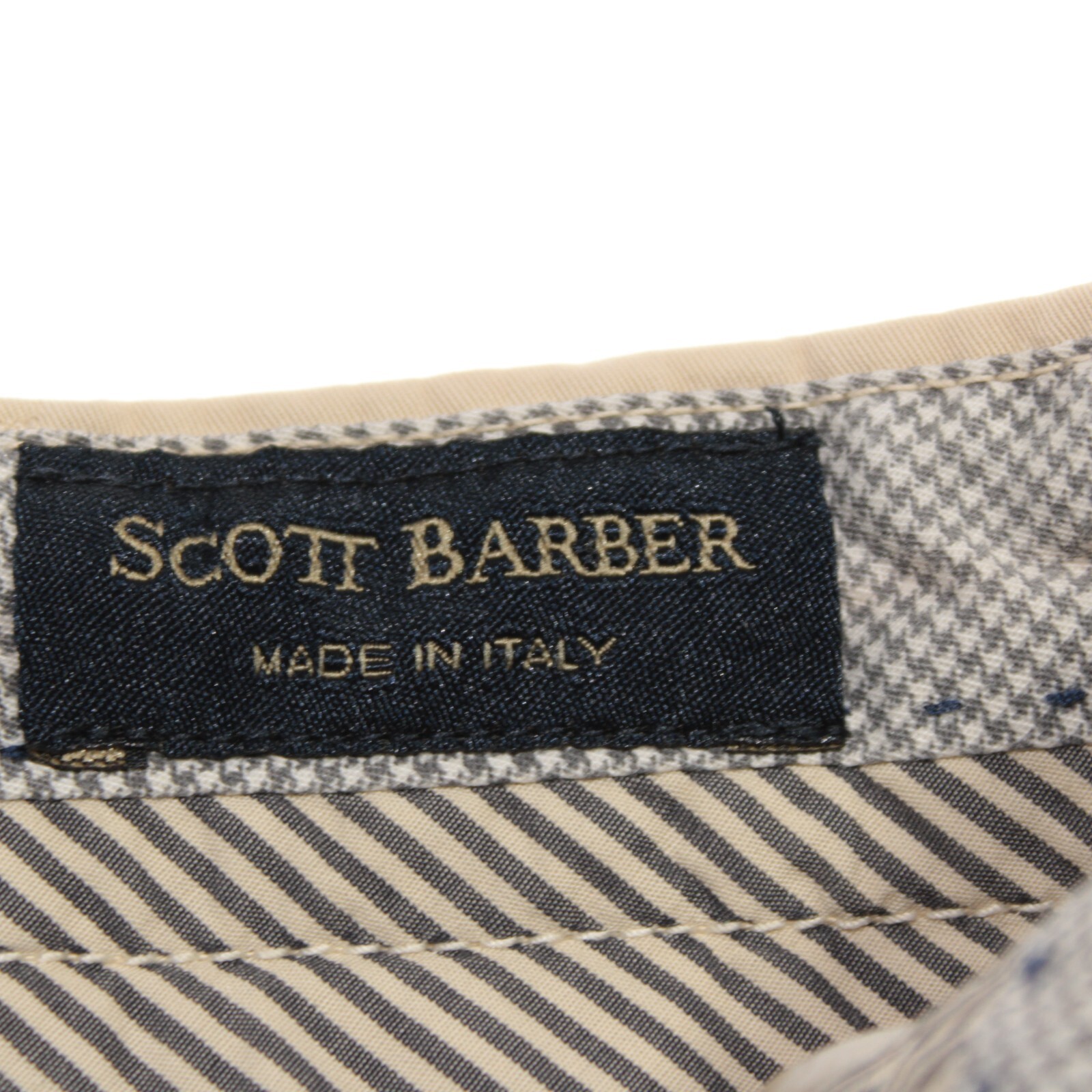 Scott Barber NWD Cotton Blend Chinos / Casual Pants Size ~ 38 US In Solid Beige