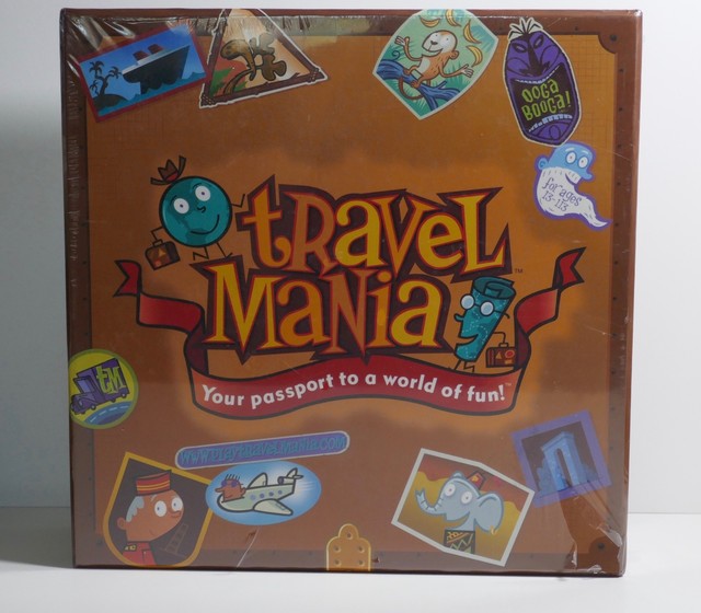 Travel Mania Board Game Passport Geography Trivia SEALED eBay
