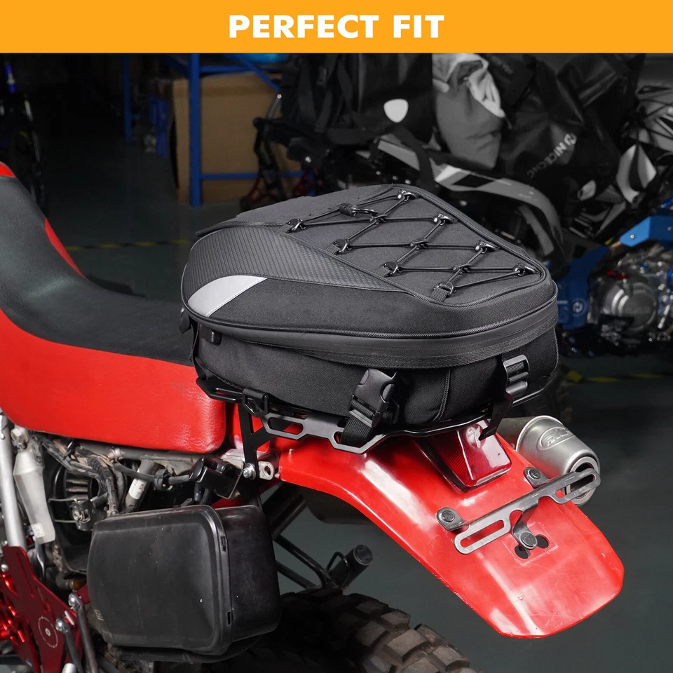 Portaequipajes trasero con kit de soporte de marco para Honda XR650L 1993-2025 NICECNC Foto 4 de 4